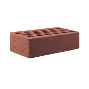 Кирпич керамический Керма рустик M175-200 1НФ темно-бордовый
