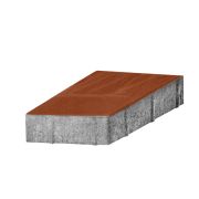 Брусчатка Коген Сити микс 240х160х80 Стандарт Красный