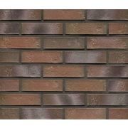 Клинкерная фасадная плитка Feldhaus Klinker R721 Accudo cerasi maritim рифлёная NF14, 240*14*71 мм