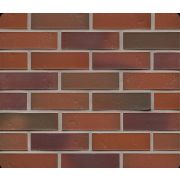Клинкерная фасадная плитка Feldhaus Klinker R714 Accudo carmesi bluastro рельефная NF14, 240*14*71 мм