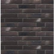 Клинкерная фасадная плитка под кирпич Stroeher Handstrich 394 schwarzkreide