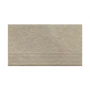 Ступень простая структурная с насечками Eremite Crema 300*600*8,5 мм
