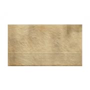Ступень простая структурная с насечками Eremite Sand 300*600*8,5 мм