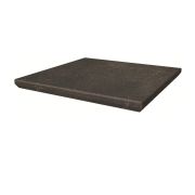 Угловая клинкерная ступень с капиносом Paradyz Scandiano Brown, 330*330*11 мм