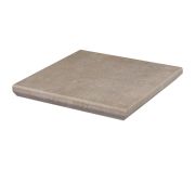 Угловая клинкерная ступень с капиносом Paradyz Viano Beige, 330*330*11 мм