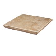 Угловая клинкерная ступень с капиносом Paradyz Ilario Beige, 330*330*11 мм