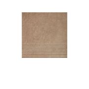 Фронтальная клинкерная ступень простая Paradyz Mattone Sabbia Brown, 300*300*11 мм