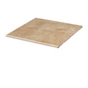 Фронтальная клинкерная ступень простая Paradyz Ilario Beige, 300*300*11 мм