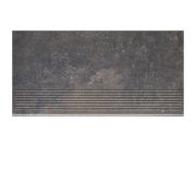 Фронтальная клинкерная ступень простая Paradyz Viano Antracite, 300*600*11 мм