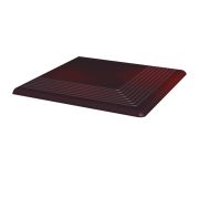 Угловая клинкерная ступень простая Paradyz Cloud Brown, 300х300х11 мм