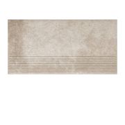Фронтальная клинкерная ступень простая Paradyz Viano Beige, 300*600*11 мм
