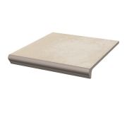 Фронтальная клинкерная ступень с капиносом Paradyz Cotto Crema, 330*299*11 мм