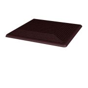 Угловая клинкерная ступень простая Paradyz Natural Brown Duro, 300х300х11 мм