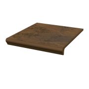 Фронтальная клинкерная ступень с капиносом Paradyz Semir Beige, 330*299*11 мм