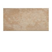 Фронтальная клинкерная ступень простая Paradyz Ilario Beige, 300*600*11 мм