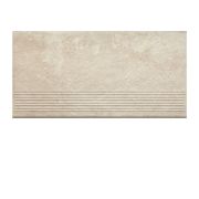 Фронтальная клинкерная ступень простая Paradyz Scandiano Beige, 300*600*11 мм