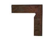 Цоколь структурный правый/левый Paradyz Semir Brown, 300*81*11 мм
