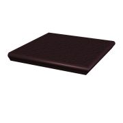 Угловая клинкерная ступень с капиносом Paradyz Natural Brown Duro, 330*330*11 мм