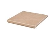 Угловая клинкерная ступень с капиносом Paradyz Mattone Sabbia Beige, 330*330*11 мм