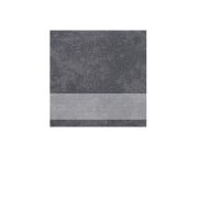 Клинкерная ступень с насечками без угла Stroeher Roccia 845 nero 300x294x10 мм